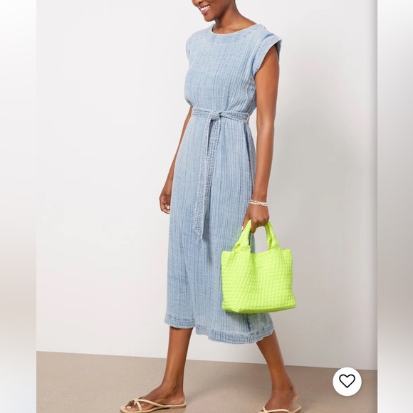 Faherty Dresses & Skirts - Faherty Dream Cotton Midi Dress Lightweight Coastal Casual Dress XS